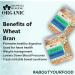Blessfull Healing Organice Wheat BRAN for Breakfast 1 lb (453 Gram) - Buy Online on SooperMarket.com