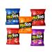 PeaTos Party Mix Crunchy Curls & Rings Pea Protein Puffs Snack Packs (4g Protein 3g Fiber) 1 Ounce Bags 15 Count  Bold Flavor Gluten Free