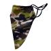 Men Large Beard Mask Face Mask for Bearded Men Reusable Face Mask With Room For Beard Washable Beard Mask for Men (Large Camouflage (Green))