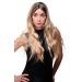 WIG ME UP - Lady's wig long wavy light mixed blonde black roots parting GFW1839-27-613+1