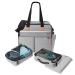 Skip Hop Diaper Bag Iconic Duo Weekender - Extra Large Capacity with Changing Pad & Stroller Attachment - Grey Melange - Buy Online on SooperMarket.com