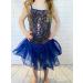 Zaclotre Little Girls Sequin Leotard | Sparkly Navy Ballet Tutu Dress for Kids 8-9 Years - Buy Online on SooperMarket.com