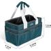JJRING Craft Organizer Tote Bag - Bluish Green Art Storage Caddy with Multiple Pockets - Small Sewing Bag for Craft, Scrapbooking, School, Medical, and Office Supplies Storage - Buy Online on SooperMarket.com