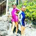 Goldfin Kids 2mm Toddler Shorty Wetsuit - Girls' Butterfly Design | Front Zip Neoprene Suit for Water Aerobics, Diving, Surfing, Swimming - Buy Online on SooperMarket.com