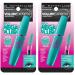 Maybelline New York Volum' Express The Mega Plush Washable Mascara Makeup Blackest Black 2 Count Washable Blackest Black