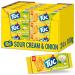 Tuc Sour Cream & Onion 24 x 100g I Salzb ck Large pack I snack biscuits with sour cream onion flavor I fine salt scene snack cracker