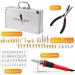 Premium Wood Burning Kit 43PCS  Adjustable Temperature Pen with 36 Tips & Accesories  All in A Deluxe Storage Case - Complete Gift for an Effortlessly Mastering The Art of Pyrography Aluminium Case & Adjustable Temperature Pen - Buy Online on SooperMarket.com