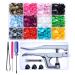 Original KAM Snaps Starter Fasteners Kit -360pcs KAMsnaps Size 20 + Snap Pliers for Crafts Clothing 360 set T5 snaps + Plier