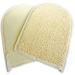 2 Pack(5.3 6.9 inches) Soft Terry Cloth Exfoliating Sisal Bath Spa Shower Scrubber Loofah Rub Glove Mitt Mitten - Great for Your Skin Care in the Bath - Anti-aging