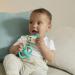 Matchstick Monkey Antimicrobial Teething Starter Set - Green Monkey Set for Babies 3 Months+, Includes 1 Flat Face Teether, 1 Animal Teether, and 2 Silicone Finger Toothbrushes - Buy Online on SooperMarket.com