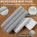 JOYMOOP Mop and Bucket Set with 3 Microfiber Mops | Flat Floor Mop for Wet and Dry Cleaning | Household Cleaning Tools for Hardwood, Laminate, Tile | Double Dry Scrapers | 50 Mop - Buy Online on SooperMarket.com