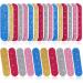 JSRQT 100 Mini Nail Files Glitter Nail File Set Nail Files for Natural Nails Double Sided Emery Board Nail Filer Professional Mini Nail Files Bulk for Acrylic Fake Nails Manicure Tool (5 Colors) - Buy Online on SooperMarket.com