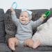 Bonbino Teether Rings - 4 Pack Silicone Sensory Teething Rings for Soothing Baby Gum Pain - Multicolor Unisex - Buy Online on SooperMarket.com