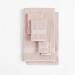 Trinity Collection 100% Cotton Towel Set - 6 Piece Light Pink | Soft & Absorbent Bath Towels, Hand Towels, Washcloths - Buy Online on SooperMarket.com
