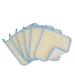 Bleu Bath (6 Pack) Dual-Sided Exfoliating Skin Towel Natural Terry Body Cloth Scrubber Premium Sturdy Loofah Towel Soft and Buffing Wash Cloth White for Either Oil or Dry Skin Cosy Blue 6.0