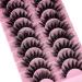 Josiezoey Fluffy Wispy Mink False Eyelashes - Natural Look, Light Volume | 10 Pairs Pack - D2-11-20mm-CAT - Buy Online on SooperMarket.com