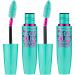 Maybelline New York Volum' Express The Mega Plush Mascara Blackest Black 2 Count - Washable Formula - Buy Online on SooperMarket.com