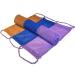 3 Pieces African Exfoliating Long Net Bath Sponge Shower Body Scrubber Back Scrubber Scrubbing Rag Net Exfoliation Skin Smoother for Daily Use(Blue.Brown.Purple)