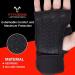 Fitness Force Ventilated Gym Gloves with Wrist Support for Men & Women - Ideal for Workouts, Weightlifting, Powerlifting - Large Black - Buy Online on SooperMarket.com
