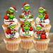 PRECUT Grinch Cupcake Toppers #2 Edible Christmas Cake Decorations Grinch Christmas Decorations Christmas Grinch Cake Topper (12) - Buy Online on SooperMarket.com