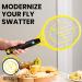 ZAP IT Rechargeable Bug Zapper Racket - 4000 Volt with Blue Light Attractant - USB Charging Cable - Medium Yellow - Buy Online on SooperMarket.com