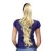 WIG ME UP - T117-611 hairpiece light blonde wavy very long Clip-On