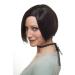 Buy Sexy Dark Brown Asymmetrical Bob Wig for Women | Short Hair Wig - 1248-4 | International Shipping - Buy Online on SooperMarket.com