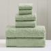 Amrapur Overseas 6-Piece Yarn Dyed Diamond Gate Jacquard Towel Set Seafoam Seafoam Standard