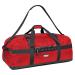 Fitdom 130L 36" Heavy Duty Extra Large Sports Gym Equipment Travel Duffle Bag W/Adjustable Shoulder & Compression Straps. Perfect for Soccer Baseball Basketball Hockey Football & Team Coaches & More Red