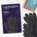 Cleanlogic Detoxify Charcoal Exfoliating Body Gloves - Vegan Assorted Colors 3-Pack for Smooth Healthy Skin - Buy Online on SooperMarket.com