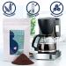 Mommee Coffee Half Caf Ground Low Acid Organic Coffee - Smooth Caramel Flavor - Medium Grind for Drip - 11 oz Pack of 1 - Buy Online on SooperMarket.com