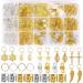 200 PCS Loc Hair Jewelry for Women Braids Dreadlock Accessories Hair Decoration Aluminum Hair Beads Metal Silver Gold Cuffs Rings Clips Coils Shells for Hair Braids Hair Accessories Charms for Women