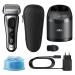 Braun Series 8 8457cc Electric Razor for Men with Precision Trimmer - Galvano Silver - Buy Online on SooperMarket.com