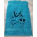 Wuff-Dogsworld dog towel with name embroidered size choice dear dog animal cat heart towel sucking puppy gift breeder puppy buyer Pay cloth
