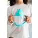 Made in USA Lollaland Weighted Straw Sippy Cup - Infant & Toddler Transition Cup | Shark Tank Product | Lollacup (Turquoise) with Straw Replacement Pack - Buy Online on SooperMarket.com