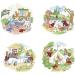 Royal Doulton Bunnykins Nursery Set - Baby Plate & Feeding Spoon | Fine Bone China | Multi | 2-Piece Set - Buy Online on SooperMarket.com