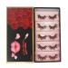 Bodermincer 10 Pairs 3D Faux Mink Hair False Eyelashes - Natural Soft Cruelty-Free Wispies & Fluffies (J006) - International Shipping Available - Buy Online on SooperMarket.com