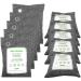 Activated Charcoal Bags,10Pack Bamboo Charcoal Air Purifying Bags,Breathe Green Charcoal Bags for Home,Air Freshener Bags,Activated Charcoal Odor Eliminator for Home,Car,Closet,Bathroom,Basement