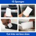 12-Pack Saplax Magic Eraser Sponge - Melamine Home Cleaning Sponge for Pads, Wipes, Stains, Grime & Marks - Chemical-Free Cleaner for Kitchen, Bathroom, Tile, Shoes | Eco-Friendly - Buy Online on SooperMarket.com