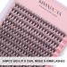 Cluster Eyelash Extensions Kit 240Pcs 30D 0.07 DCurl Mix 9-15mm Lashes - DIY Individual Soft Natural False Eyelashes with Bond, Seal & Applicator - 30P Kit - Buy Online on SooperMarket.com