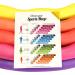 ACU Hoop 4M 4lb Weighted Hula Hoop for Weight Loss Fitness Workout - Rainbow Colors - Buy Online on SooperMarket.com
