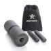 Bodymate Care with Core Fascia Set consisting of fascia roll Care 35x14cm Medium-hard with all-round groove two small rolls with a smooth and genisted surface 20x4.5cm black with e-book