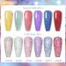 MEET ACROSS UV Nail Polish Glitter Gel Nail Gel Set Glitter Gel Nail 6 Colours Gel Polish Kit Gel Polish UV Colour Gel Set Manicure Gift Set Reflective Glitter-B - Buy Online on SooperMarket.com