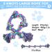 Aitmexcn Indestructible Dog Rope Toy - 37 Inch Tough 5 Knots Chew Toy for Large and Medium Dogs - Buy Online on SooperMarket.com