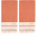 Evelynen Turkish Hand Towels Set of 2 - Boho Farmhouse Decor | 100% Cotton | 16x32 - Brick - Buy Online on SooperMarket.com