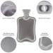 Blum Valley 1.5L Baby Heat Bottle - Soft Fleece Washable Natural Rubber - Cozy Gray Hot Water Bottle for Children - Buy Online on SooperMarket.com