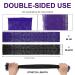 African Exfoliating Bath Sponge Set - Long Net Scrubber for Shower & Body - Black Purple - Daily Use or Stocking Stuffer - Buy Online on SooperMarket.com