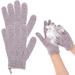 Sibba Exfoliating Gloves - Natural Loofah Bathing Gloves for Body and Face - Double Sided Shower Body Gloves - Dead Skin Remover - Purple - Buy Online on SooperMarket.com