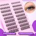 PHKERATA Wispy Cluster Lashes Kit - 108Pcs C Curl Natural Eyelash Clusters with Bond, Seal, and Tweezers | Individual Eyelashes Extension Set (0.07D 8-16MM) - Natural Look - Buy Online on SooperMarket.com