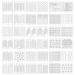 1275 pieces 49 nail art designs stencils French tip guides stickers form fringe guides vinyl 36 sheets